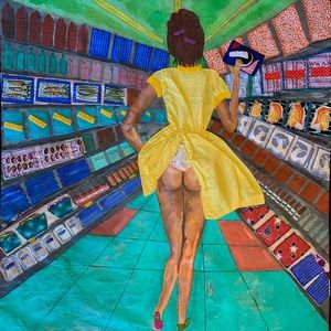 Art Print: Grocery Store Butt